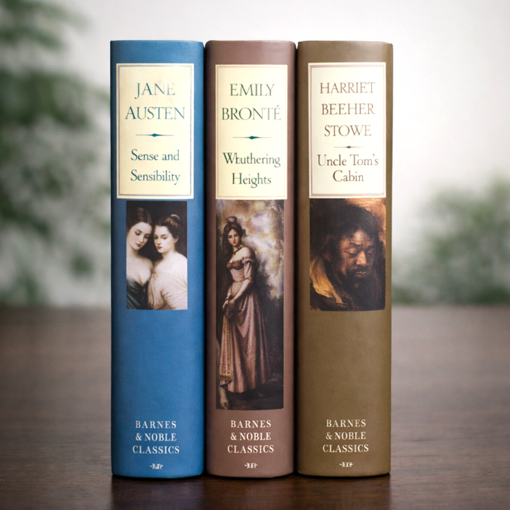 Barnes & Noble Classics HC Lot Austen Bronte Stowe 3 Vol Set Like New
